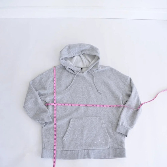 Lazy Pants Long Sleeve Hoodie/ Bunny Hug with Kangaroo Pocket Grey ~size Large - Picture 4 of 15